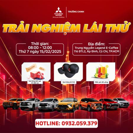 MITSUBISHI TRƯỜNG CHINH - SỰ KIỆN LÁI THỬ THÁNG 2